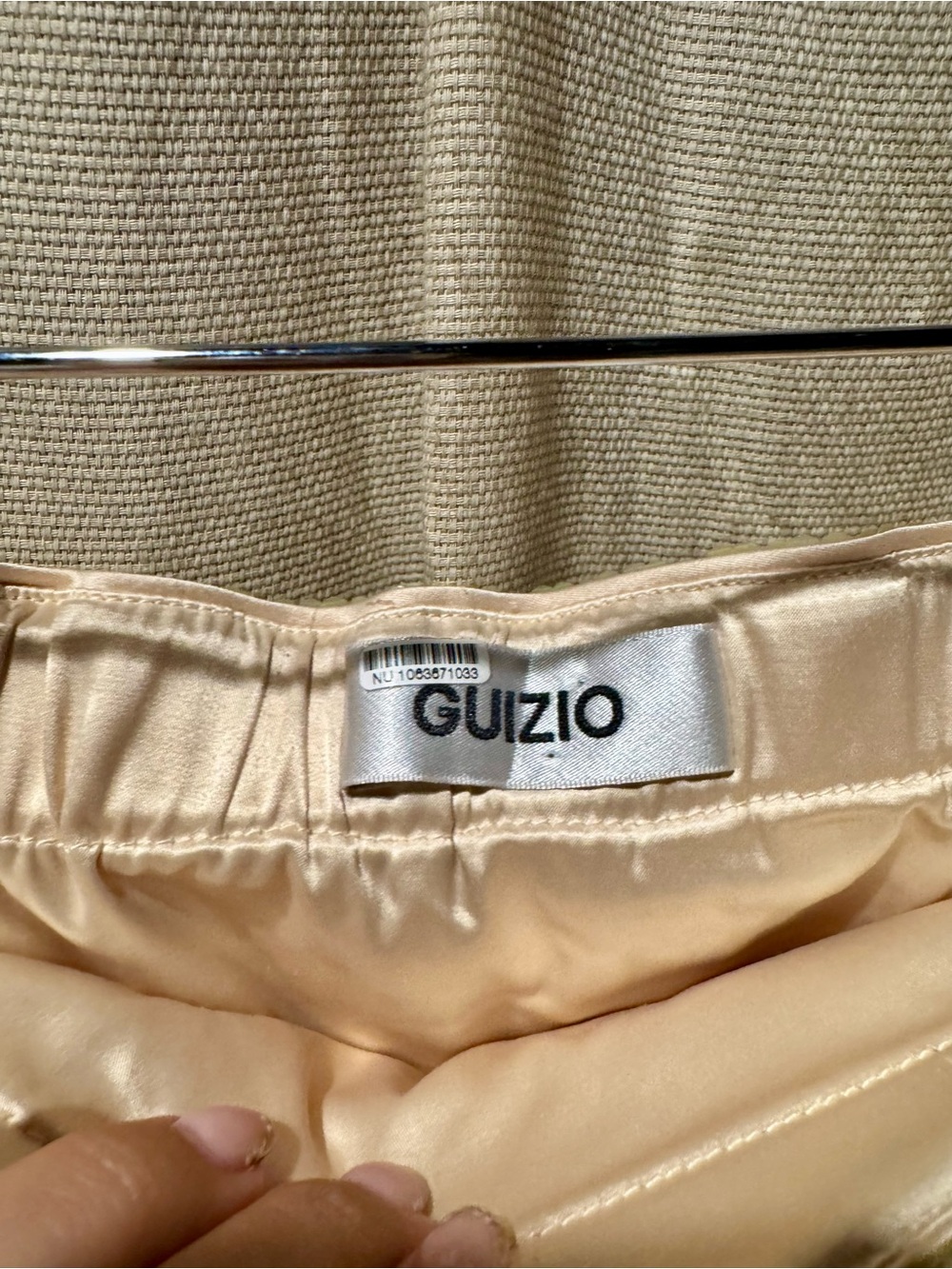 Danielle Guizio Yellow Sequin Mini Skirt with Iridescent Paillettes - Picture 4 of 5